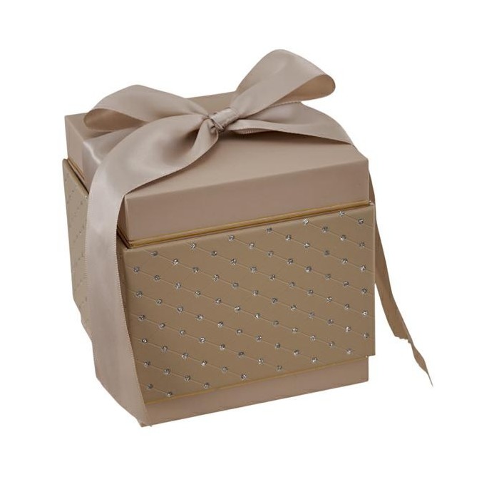 CREAM SCATOLA QUADRATA PICCOLA 12.4X12.4X12.2